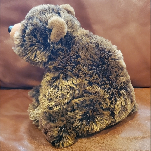 13 inch Wild Republic Brown Grizzly Bear Stuffed Animal Plush Toy Zoo Birthday - Picture 2 of 10